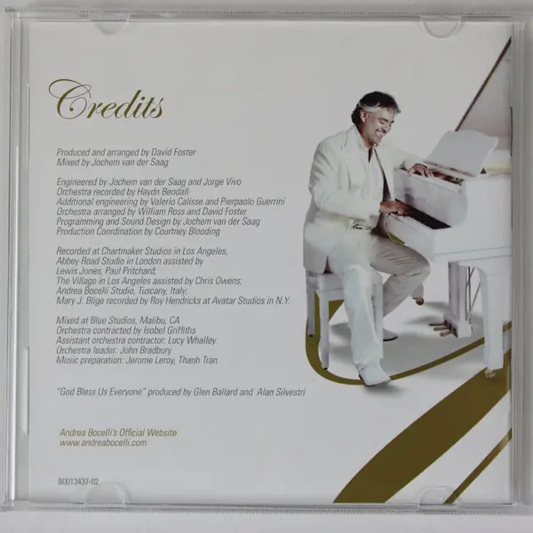 Andrea Bocelli My Christmas CD 2009 Holiday Album