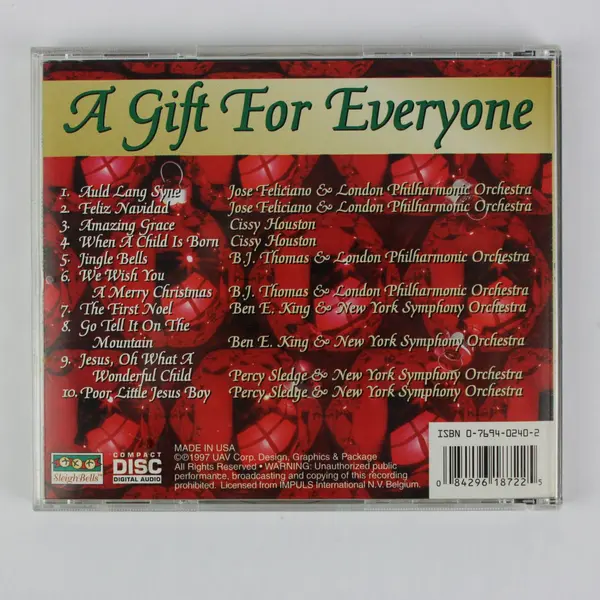 A Gift for Everyone CD Jose Feliciano Cissy Houston B.J. Thomas Ben E King