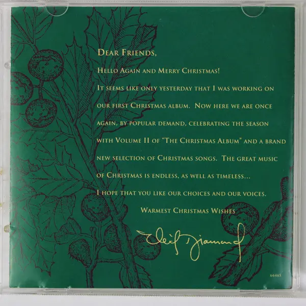 Neil Diamond The Christmas Album Vol. II CD 1994
