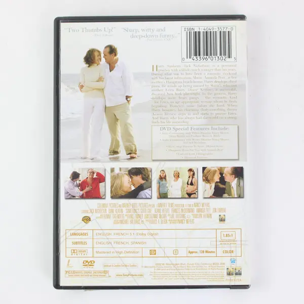 Something's Gotta Give DVD 2003 Jack Nicholson Diane Keaton Keanu Reeves