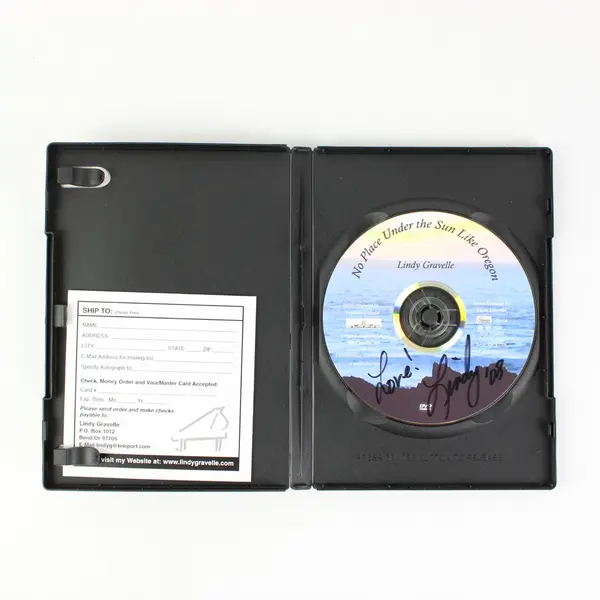 Signed Lindy Gravelle DVD No Place Under the Sun Like Oregon