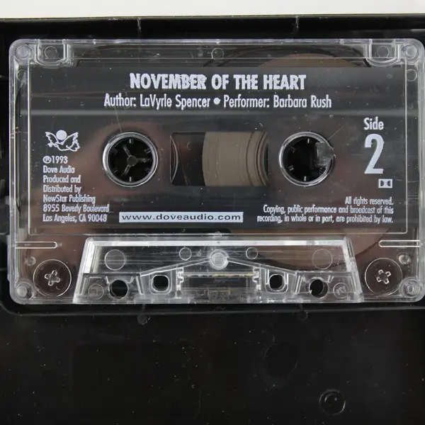 LaVyrle Spencer November of the Heart Abridged Dove Audio 2 Cassette