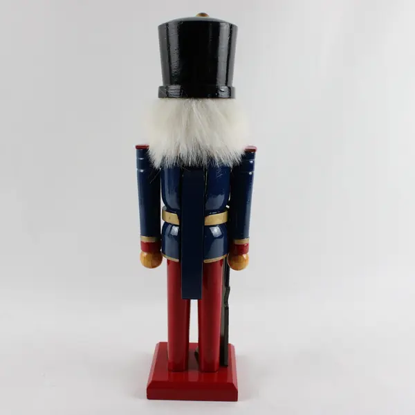14.5in Nutcracker Soldier Figurine Holiday Decor Collectible Used