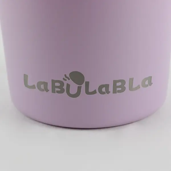 LABULABLA 40oz Pink Insulated Tumbler w/ Handle Double Wall Travel Mug