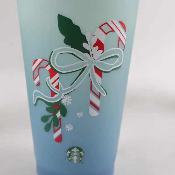 Starbucks Reusable Cups Set of 3 Christmas Rose Collectible