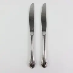 Lot of 2 Oneida Silver Repose Stainless Steel Flatware Dining Knives 9 1/8"