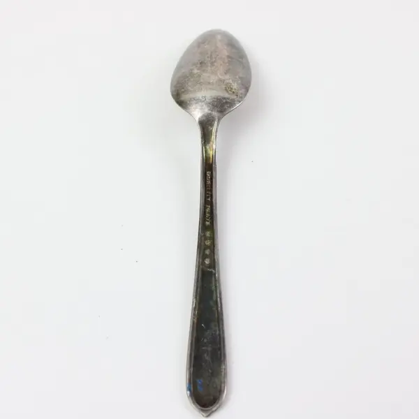 Lot of 4 Oneida Vintage Royal Rose Silverplate Demitasse Spoons 4.5"
