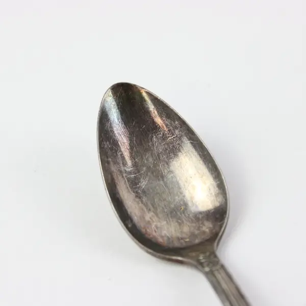 Lot of 4 Oneida Vintage Royal Rose Silverplate Demitasse Spoons 4.5"