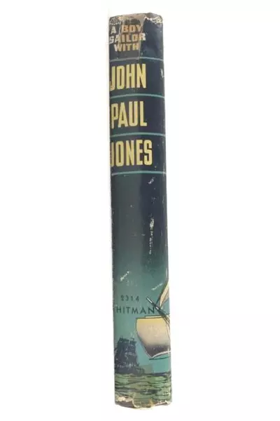 Vintage 1946 A Boy Sailor With John Paul Jones Hardcover Book HC Thomas Whitman