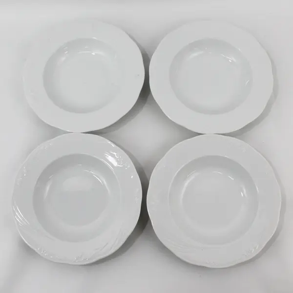 Set of 4 Studio Nova PETITE LILY 9” Rimmed Soup Bowls M3201