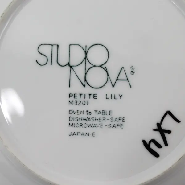 Set of 4 Studio Nova PETITE LILY 9” Rimmed Soup Bowls M3201