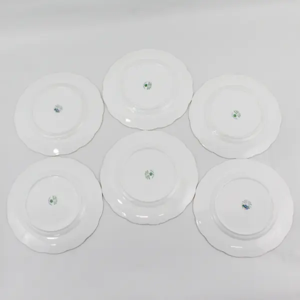 Set Of 6 Royal Albert  Forget Me Not Bone China Salad Plates 8” England