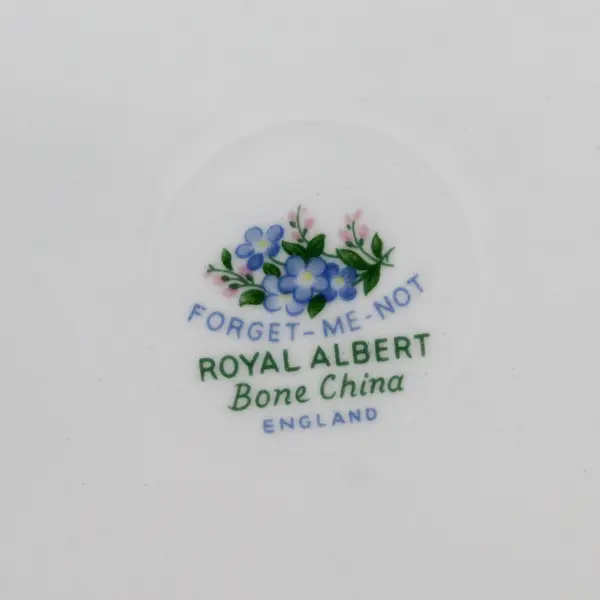 Set Of 6 Royal Albert  Forget Me Not Bone China Salad Plates 8” England