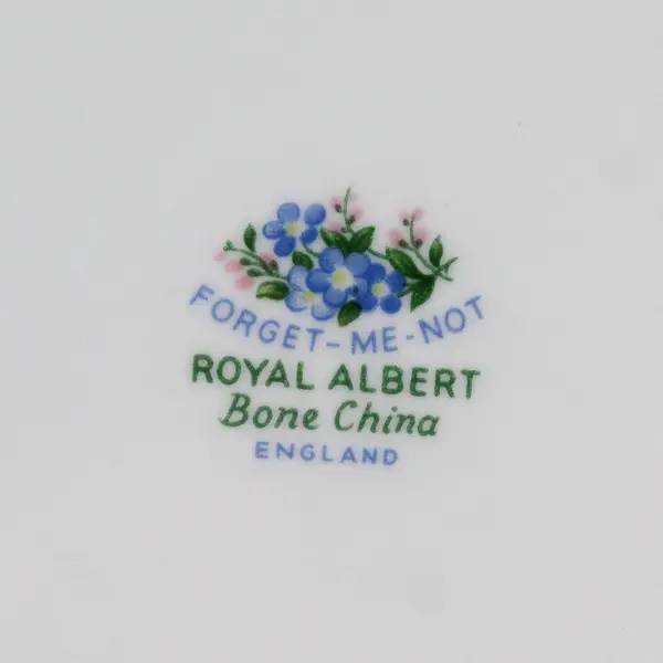 Set Of 6 Royal Albert  Forget Me Not Bone China Bread Plates 7” England