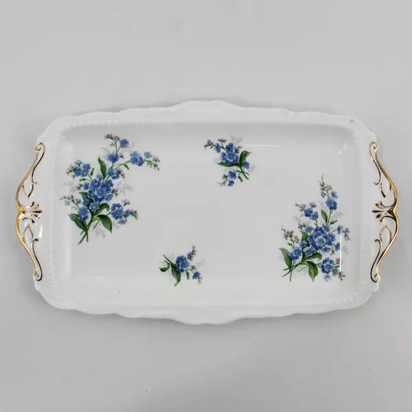 Royal Albert Forget Me Not Bone China 11.5" Rectangular Sandwich Tray