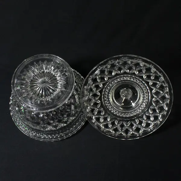 Vintage Anchor Hocking Wexford Candy Dish And Lid