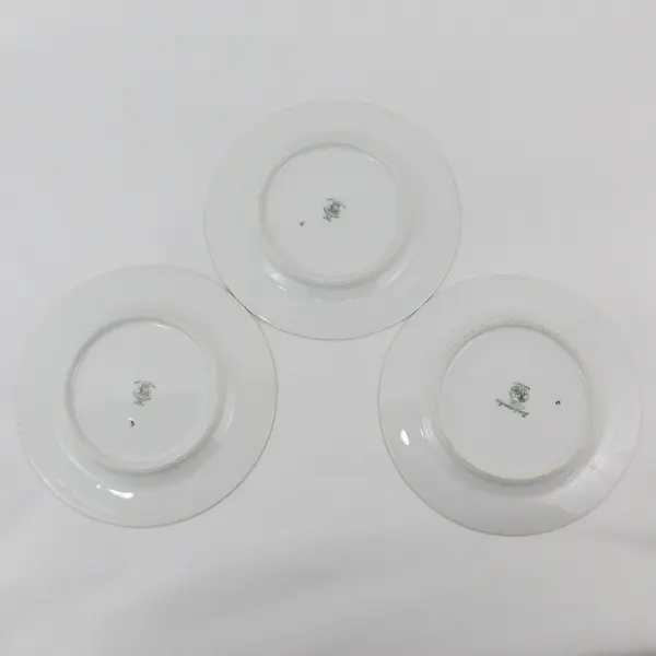 Set of 3 Royal Bavarian Hutschenreuther  Salad Plates
