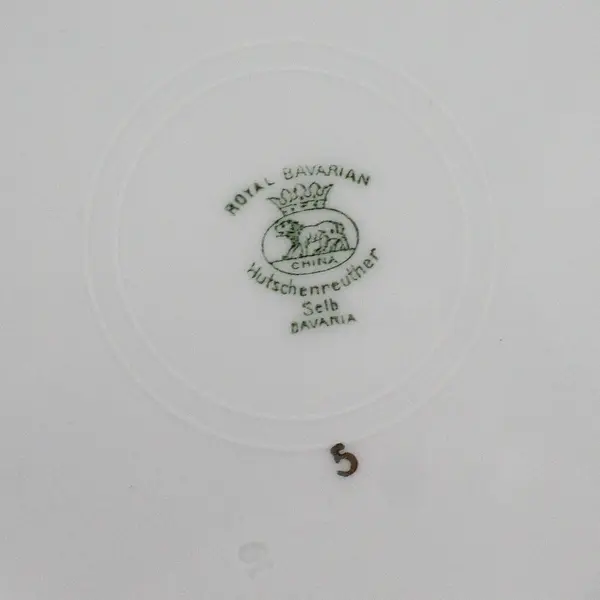 Set of 3 Royal Bavarian Hutschenreuther  Salad Plates