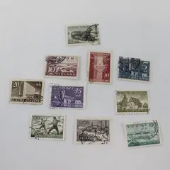 Lot Of 10 Finland Commemorative Stamps 1930-1950s Used