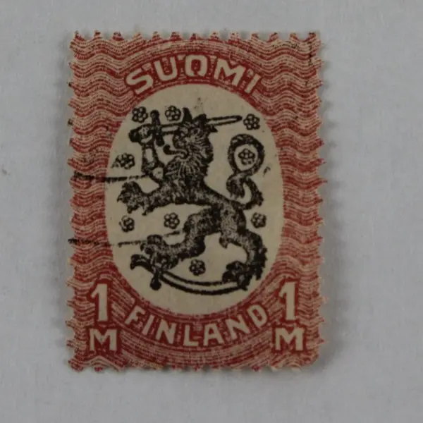 Lot Of 9 Finland 1917-1930 Coat Of Arms Stamps Used