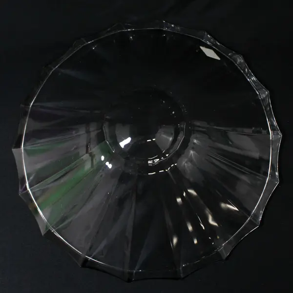  Shannon Crystal Italy Fluted And Paneled Bowl 13"
