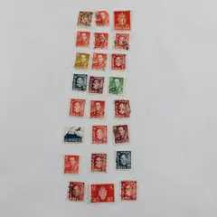 Lot of 24 Norway Mixed Stamps 1940s-1960s Used