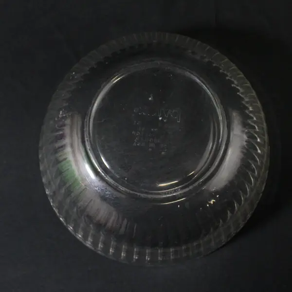 Vintage Pyrex Ribbed Glass Salad Serving Mixing Bowl 7403S Clear 10 Cup 2.5 L