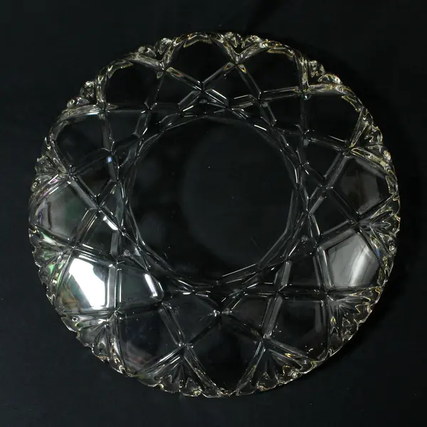 Mikasa Roxborough Crystal Serving Tray Platter 12.5" Germany