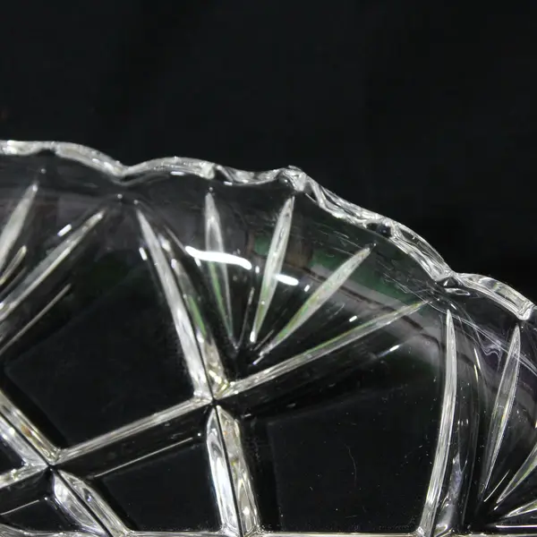 Mikasa Roxborough Crystal Serving Tray Platter 12.5" Germany
