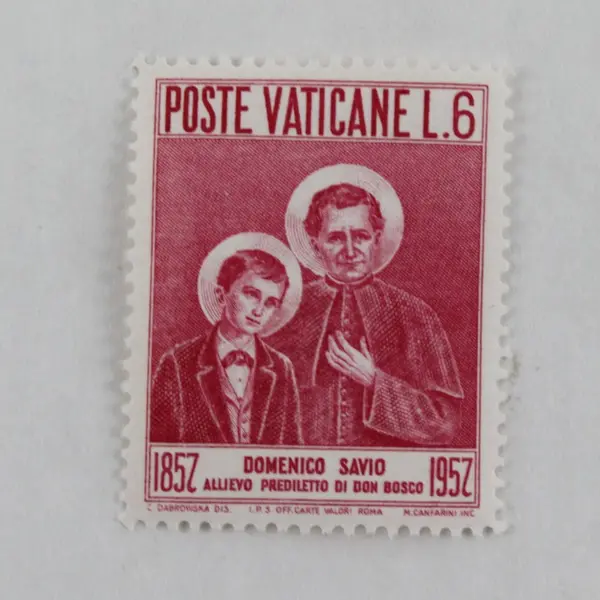 Set Of 2 Vatican City St Domenico Savio Stamps 1957 SC #219-20 Mint Never Hinged
