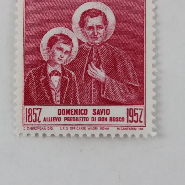 Set Of 2 Vatican City St Domenico Savio Stamps 1957 SC #219-20 Mint Never Hinged