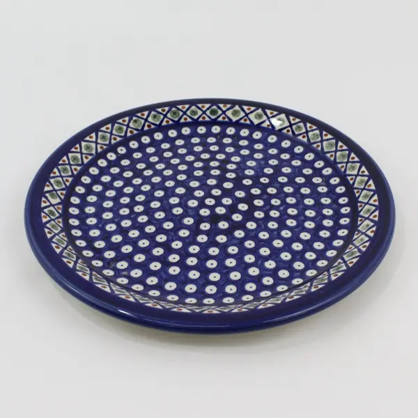 Boleslawiec Bow 11 Platter Or Plate Geometric Band 10.75" 