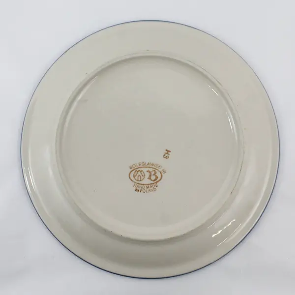 Boleslawiec Bow 11 Platter Or Plate Geometric Band 10.75" 