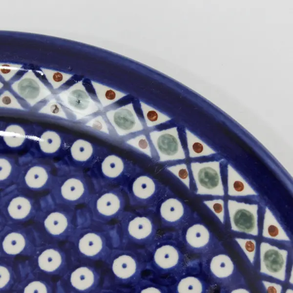 Boleslawiec Bow 11 Platter Or Plate Geometric Band 10.75" 