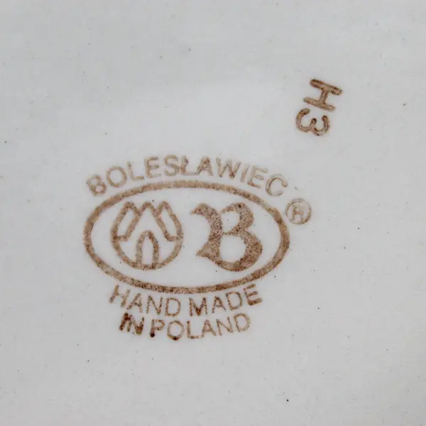 Boleslawiec Bow 11 Platter Or Plate Geometric Band 10.75" 
