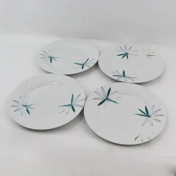 Set Of 4 Pier 1 Kui Hua Dinner Plates 11"