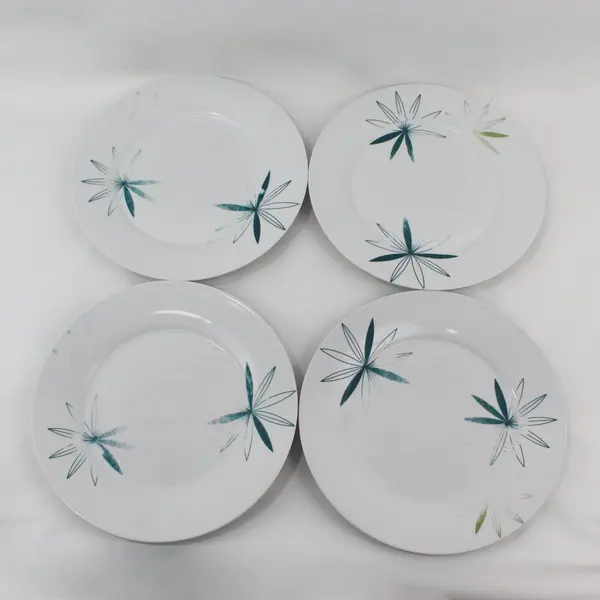 Set Of 4 Pier 1 Kui Hua Dinner Plates 11"