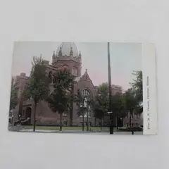 Vintage M.E. Church Decatur Illinois Litho Postcard
