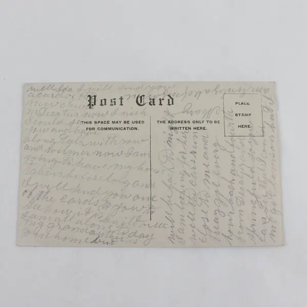 Vintage M.E. Church Decatur Illinois Litho Postcard