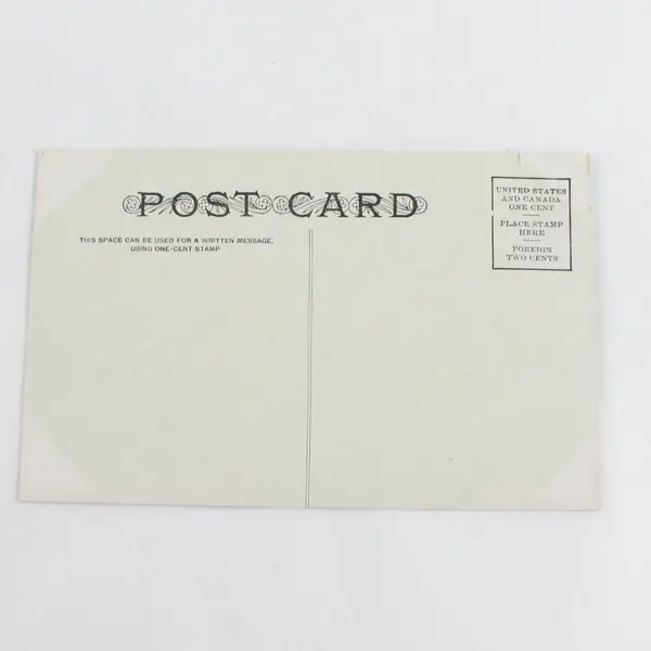 Vintage A Beach Scene Near Seattle Washington Tide Coming In Postcard 