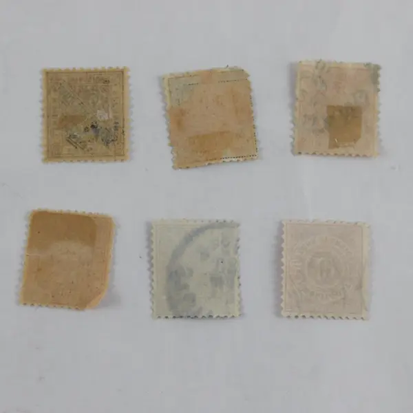 Lot Of 6 Wurttemberg Germany Stamps Used