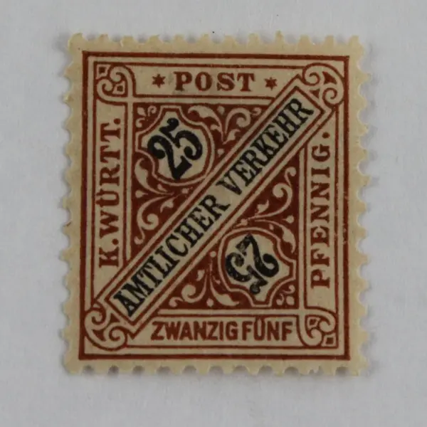 Lot Of 6 Wurttemberg Germany Stamps Used