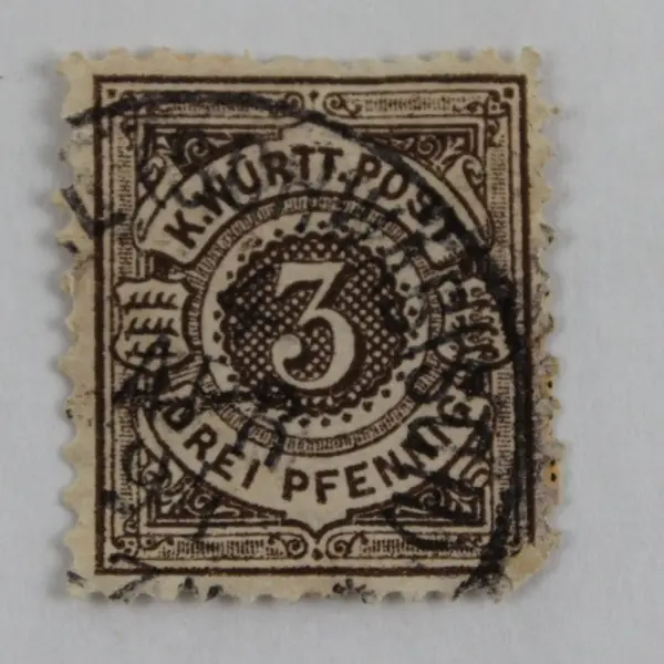 Lot Of 6 Wurttemberg Germany Stamps Used