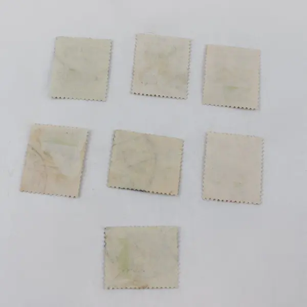 Lot Of 7 Egypt King Farouk 2/4/5/6/15/20 Mils Stamps 1930s-1940s Used