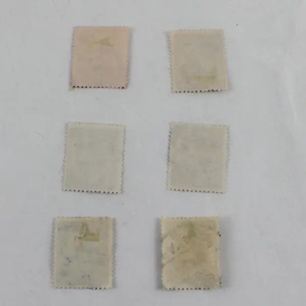 Lot Of 6 Egypt Defense And Agriculture Stamps 1950s Used
