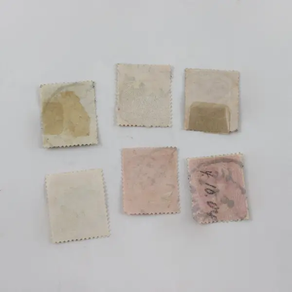 Lot Of 6 Egypt Sphinx And Pyramid Stamps Circa 1900 Used