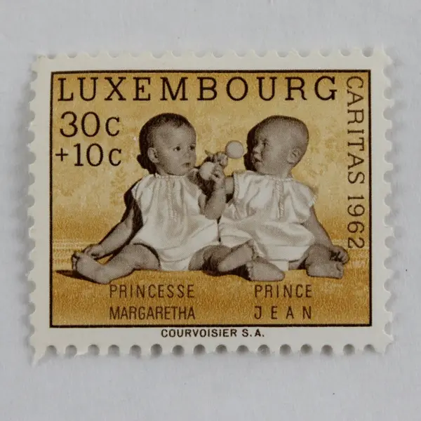 Lot Of 4 Luxembourg Caritas Welfare Fund Stamps 1960s Mint Hinged