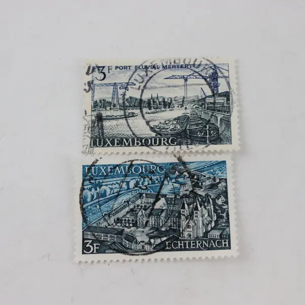 Lot Of 4 Luxembourg Landscapes Stamps 1960s Mint Hinged