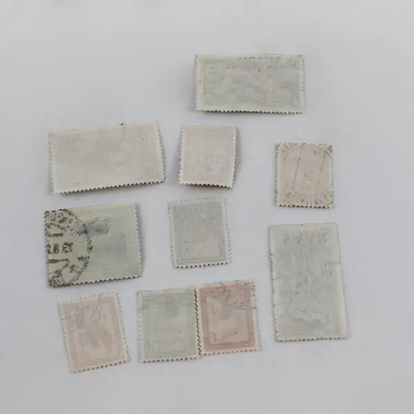 Lot Of 10 Saar Germany Stamps 1920s-1950s Used