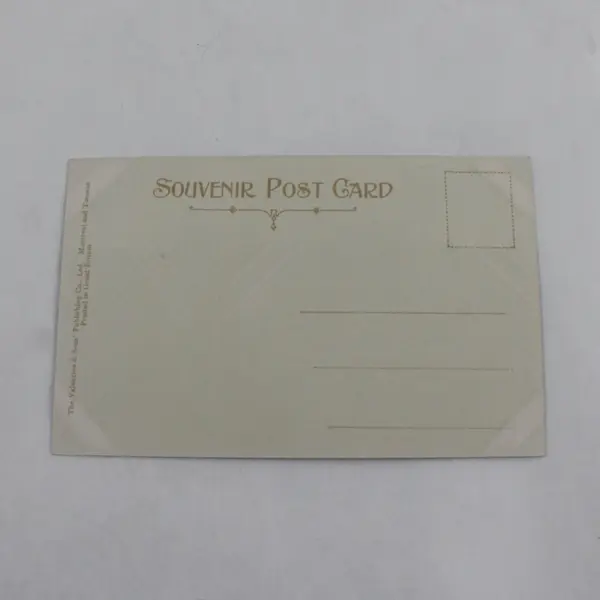Vintage Post Office Victoria British Columbia Canada Litho Postcard